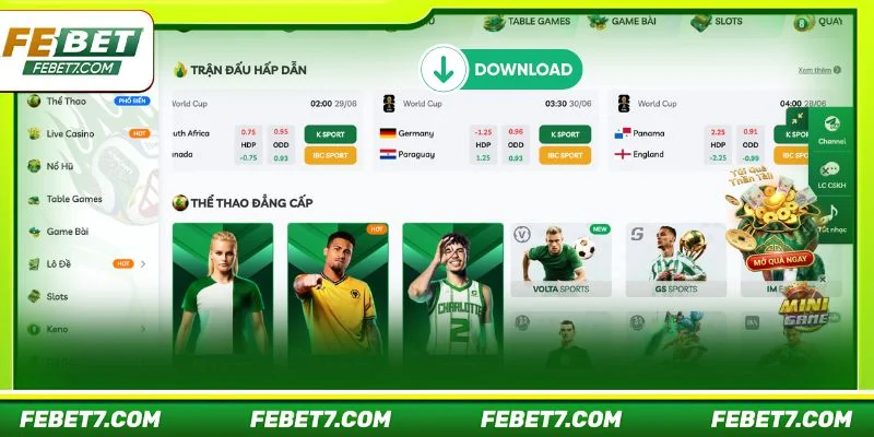 Điều tuyệt vời mà chỉ khi tải app FEBET mới có thể biết