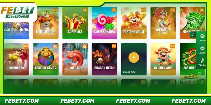 Giới thiệu kho game Nổ hũ tại FEBET là lựa chọn số 1 dành cho bet thủ
