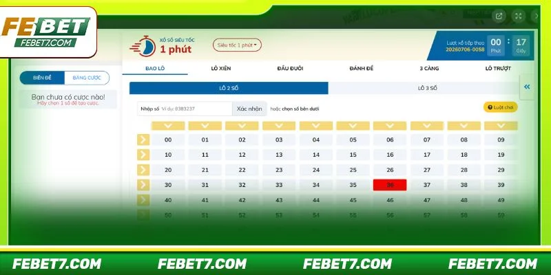 03 ưu điểm tạo nên sức hấp dẫn của sân chơi xổ số tại FEBET